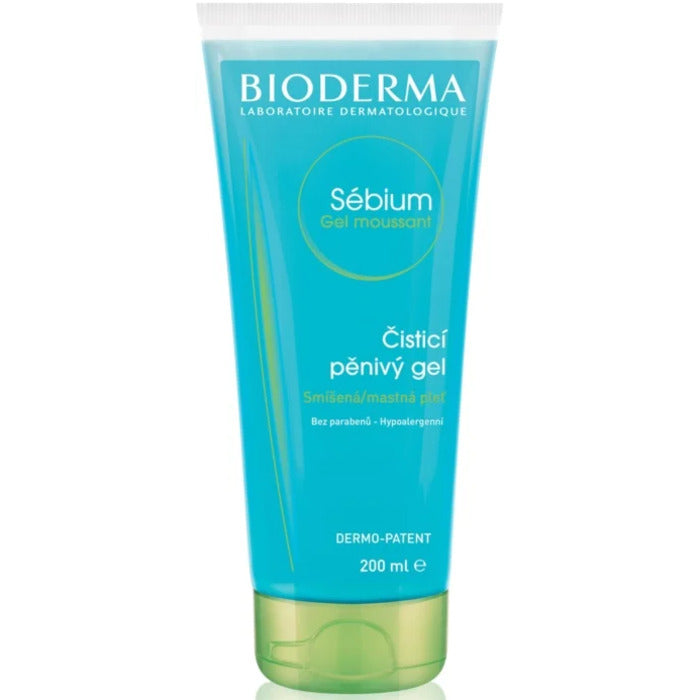 Bioderma SÉBIUM Gel Moussant Purifying And Foaming Gel (combination and fatty skin) - Cleansing foaming gel 200ml
