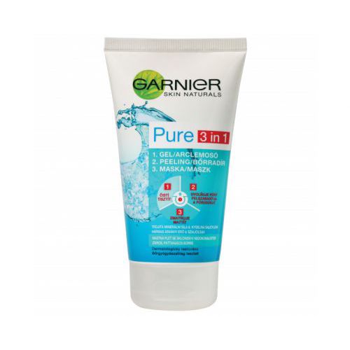 GARNIER Pure - cleaning gel, scrub and mask against imperfections 3in1 150ml