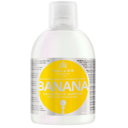 Kallos Banana Fortifying Shampoo with Multivitamin Complex 1000ml