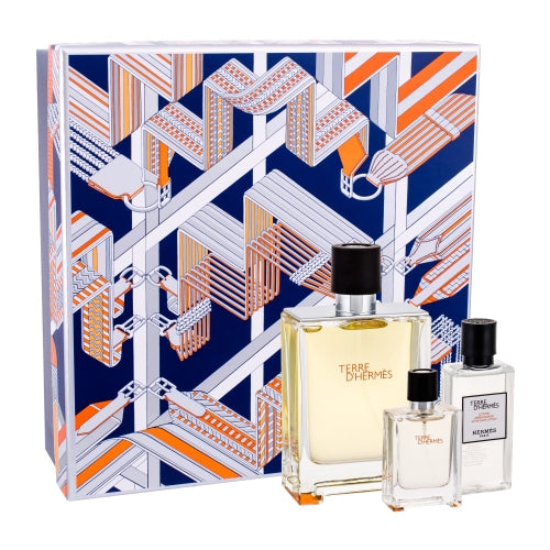 Hermes Terre D'Hermes Gift Set EDT 100 ml, After Shave Terre D'Hermes 40 ml and miniature Terre D'Hermes EDT 12.5 ml
