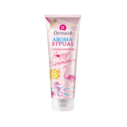 „Dermacol“ dušo želė vaikams „Happy Summer“ (gaivinanti dušo želė) 250 ml – riboto leidimo