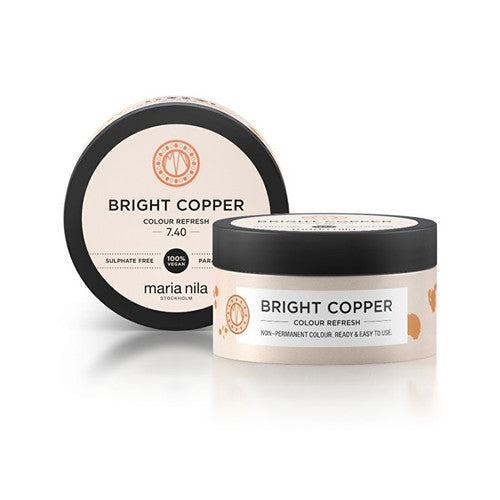 Maria Nila Bright Copper Color Refresh Mask - Gentle nourishing mask without permanent color pigments 100ml