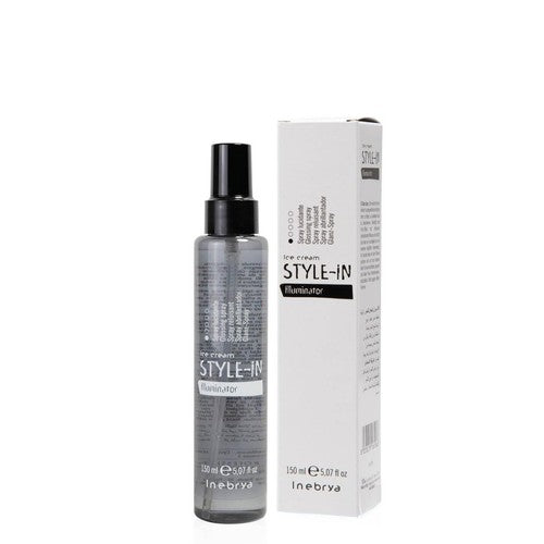 Inebrya „Style-In Illuminator Glossing Spray“ – purškiklis, suteikiantis plaukams blizgesio