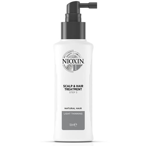 Nioxin System 1 Scalp Treatment 1 - Hair treatment for fine, slightly thinning natural hair 100ml