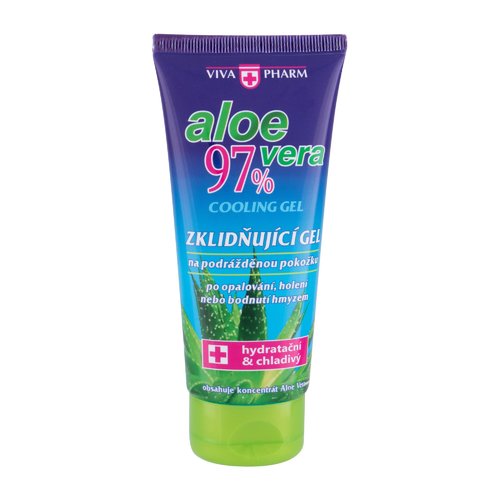 Vivaco VivaPharm Aloe Vera Cooling Gel - Soothing cooling gel after sunbathing, shaving and insect stings 100ml