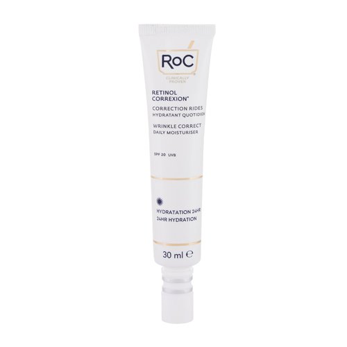 RoC „Retinol Correxion Wrinkle Correct“ kasdienis drėkiklis nuo raukšlių SPF20 – drėkinamasis kremas nuo raukšlių