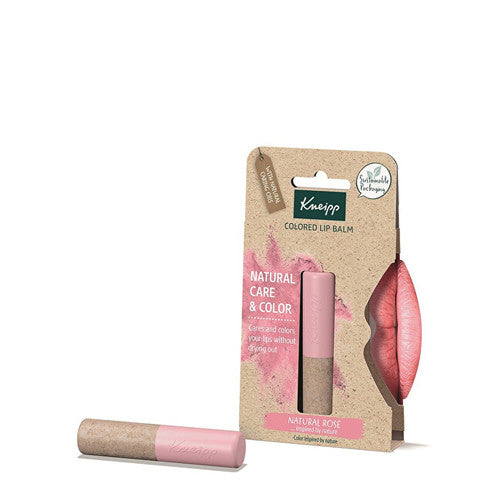 Kneipp Natural Colored Lip Balm (Rosé) - Colored lip balm 3.5g