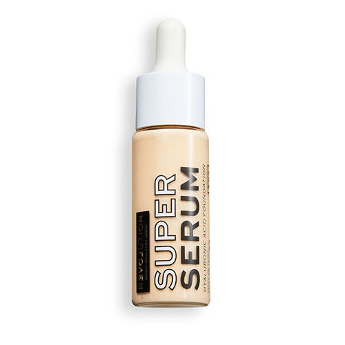 Makeup Revolution Super Serum Hyaluronic Acid Foundation - Moisturizing makeup 25 ml F11.2
