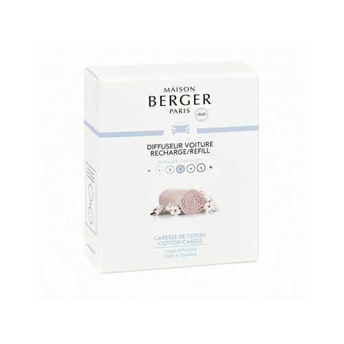 Maison Berger Paris Automobilio difuzoriaus papildymas (Cotton Caress)