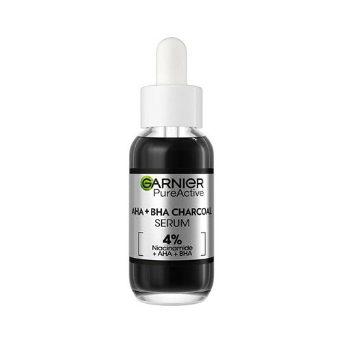 GARNIER AHA + BHA Charcoal Serum 30ml