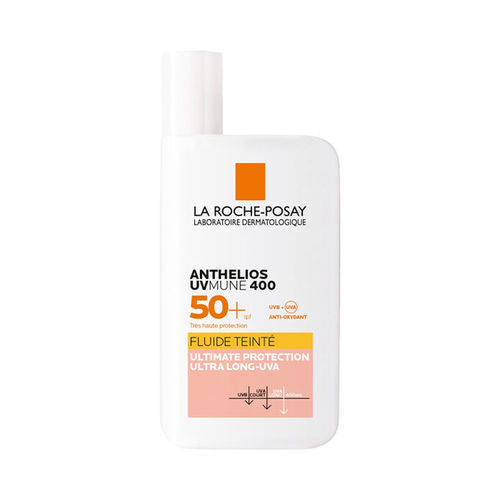 „La Roche-Posay Anthelios UVMUNE 400“ tonuotas fluidas SPF50+