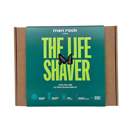 „Men-Rock The Life Shaver Sicilian Lime“ skutimosi rinkinys – skutimosi priežiūros dovanų rinkinys