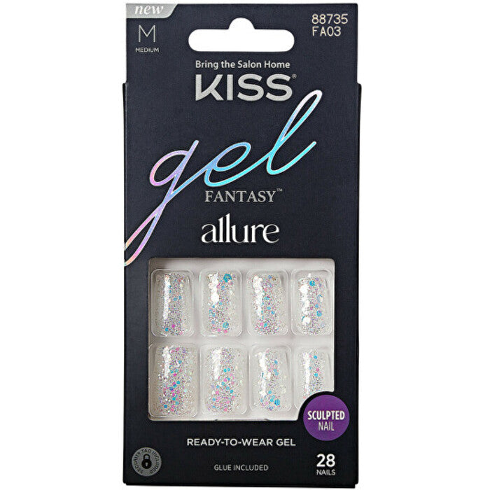 Kiss My Face Gel Fantasy Allure How Dazzling ( 28 pcs )