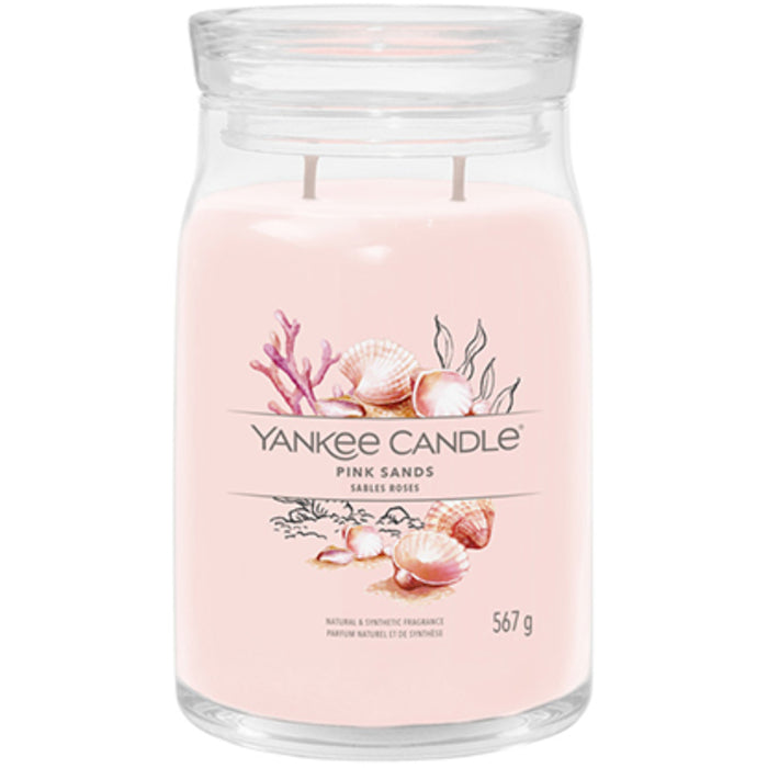 Yankee Candle „Pink Sands“ firminė žvakė (rožinio smėlio spalvos)