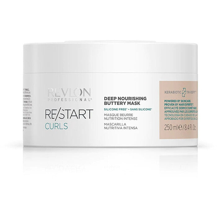 „Revlon Professional Restart Curls“ maitinamoji sviestinė kaukė (garbanotiems ir banguotiems plaukams)