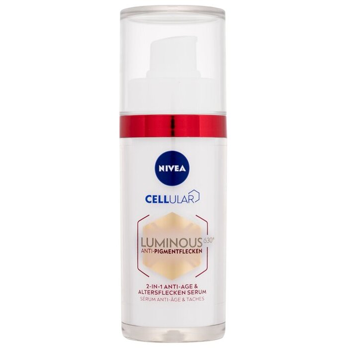 „Nivea Cellular Luminous 630“ serumas nuo senėjimo ir spuogų