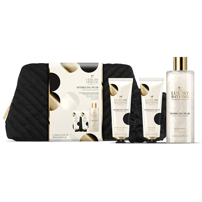 Grace Cole Sparkling Pear Bath Care Set ( Pear & Nectarine Flower )