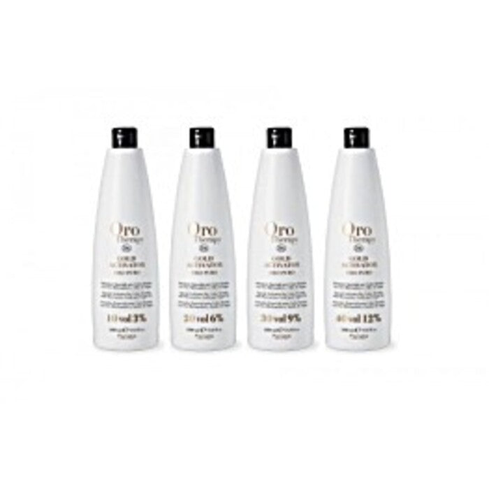 Fanola Oro Therapy 24 karatų aukso aktyvatorius Oro Puro 6% 20 tūrio.