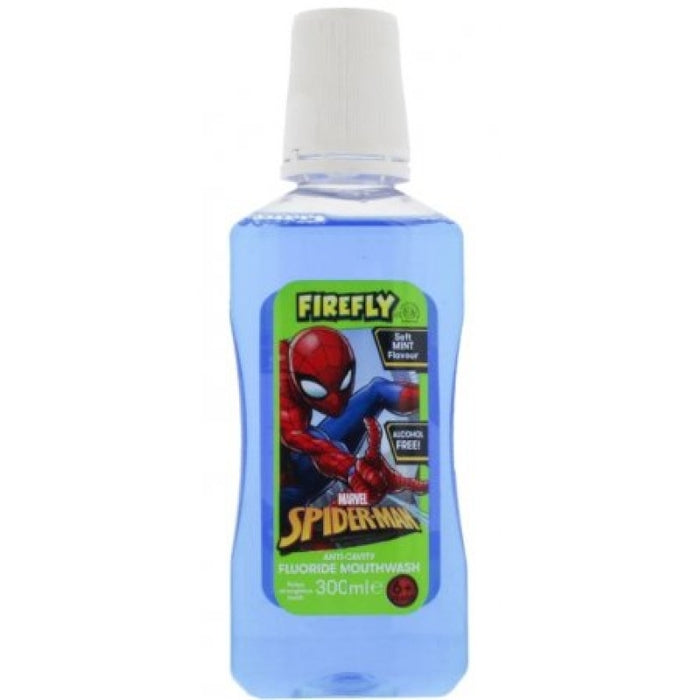 FRAGRANCES FOR CHILDREN Firefly Spiderman Anti-Cavity Fluoride Mouthwash - Mouthwash 300ml