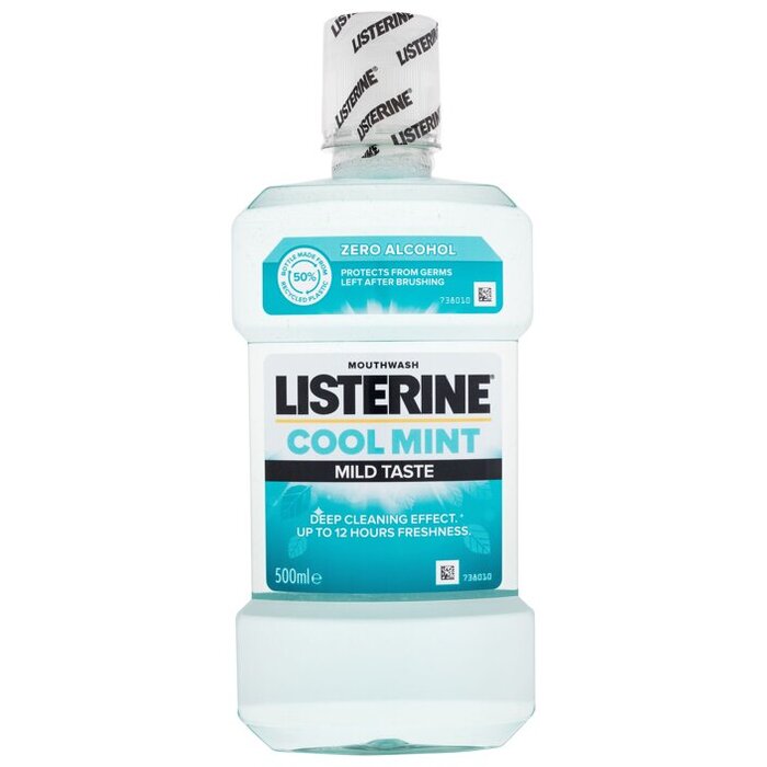 Listerine Cool Mint Mild Taste Mouthwash 500ml