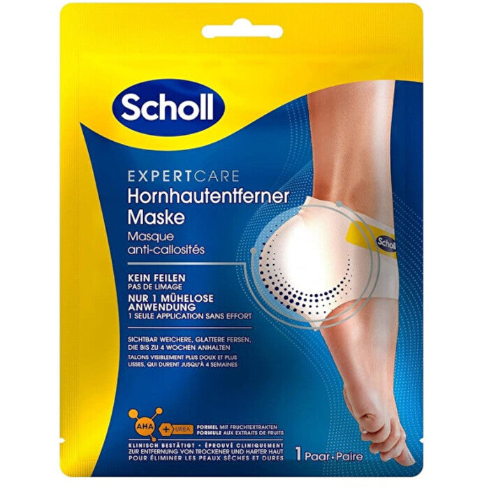 Scholl Expert Care Exfoliating Heel Peel Mask 1 pora - Šveičiamoji kaukė kulnams
