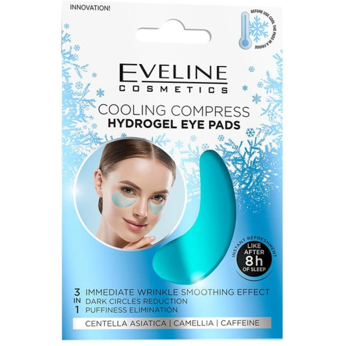 Eveline Cosmetics Cooling Compress Hydrogel Eye Pads - Akių kaukė visų tipų odai