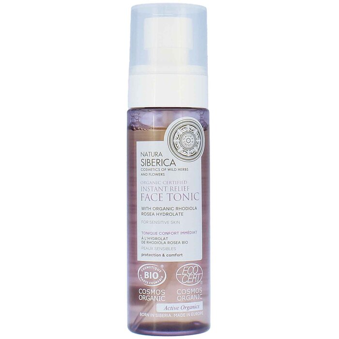 Natura Siberica Organic Certified Instant Relief - Natural Tonic for Sensitive Skin 100ml