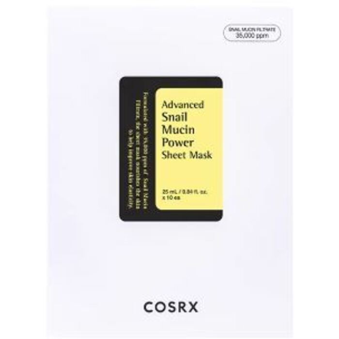 COSRX Advanced Snail Mucin Power Essence lakštinė kaukė 10 vnt.
