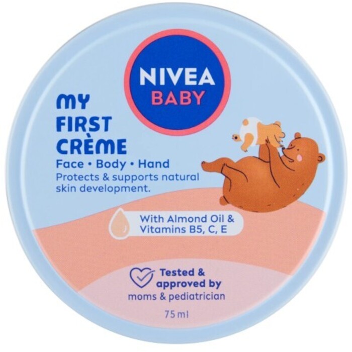 Nivea Baby Face, Body and Hand Cream - Baby cream for face, body and hands 75ml
