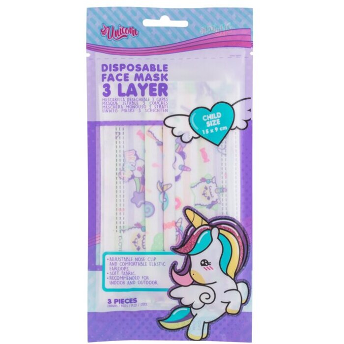 FRAGRANCES FOR CHILDREN Eau My Unicorn Mask and Respirator 3.0pcs