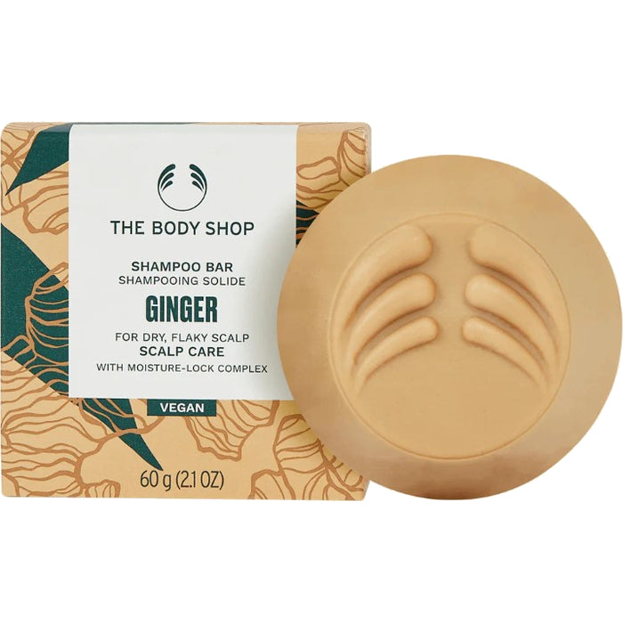 The Body Shop Ginger Shampoo Bar - Solid shampoo for dry scalp 60.0g