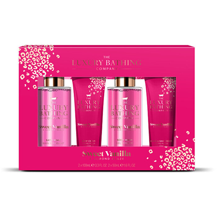 Grace Cole Body Set (Vanilla & Almond) - Body Care Gift Set 4 pcs