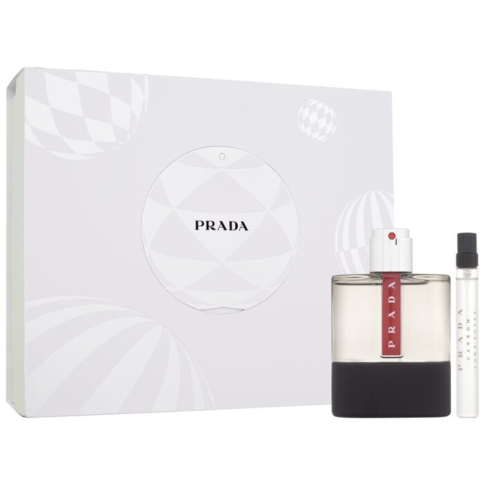 Prada Luna Rossa Carbon Gift Set EDT 100 ml and miniature EDT 10 ml