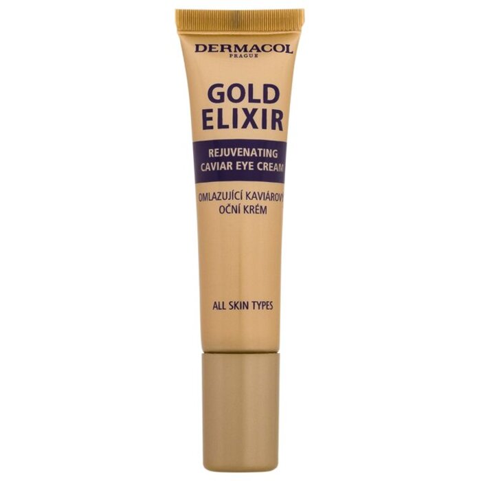 Dermacol Gold Elixir Rejuvenating Caviar Eye Cream - Rejuvenating caviar eye cream 15ml