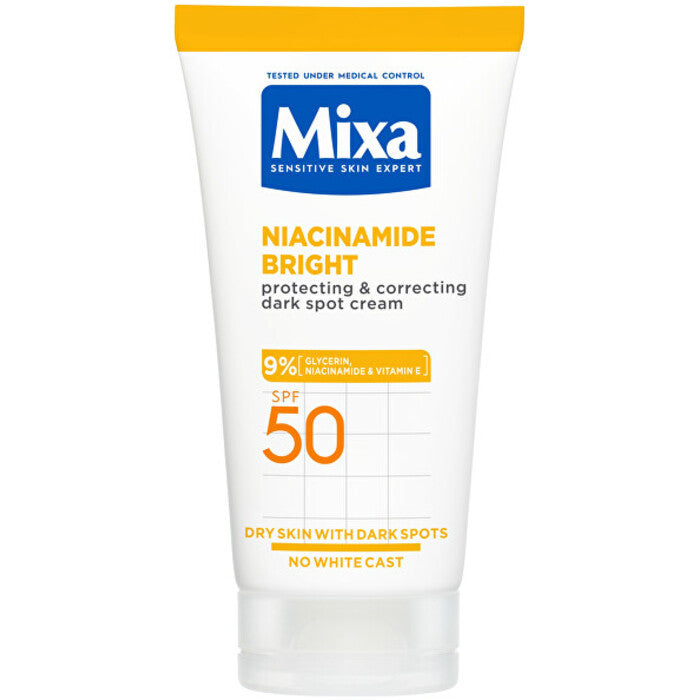 Mixa Niacinamide Bright Protecting & Correcting Dark Spot Cream SPF 50 50ml