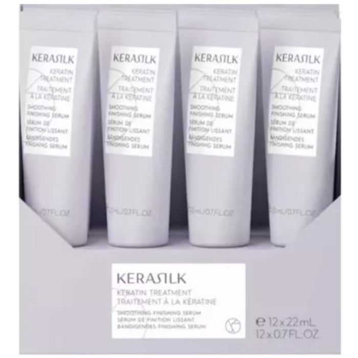 „Goldwell Kerasilk Expert Smoothing Finishing Serum“ (12 x 22 ml) – Plaukus glotninamasis serumas