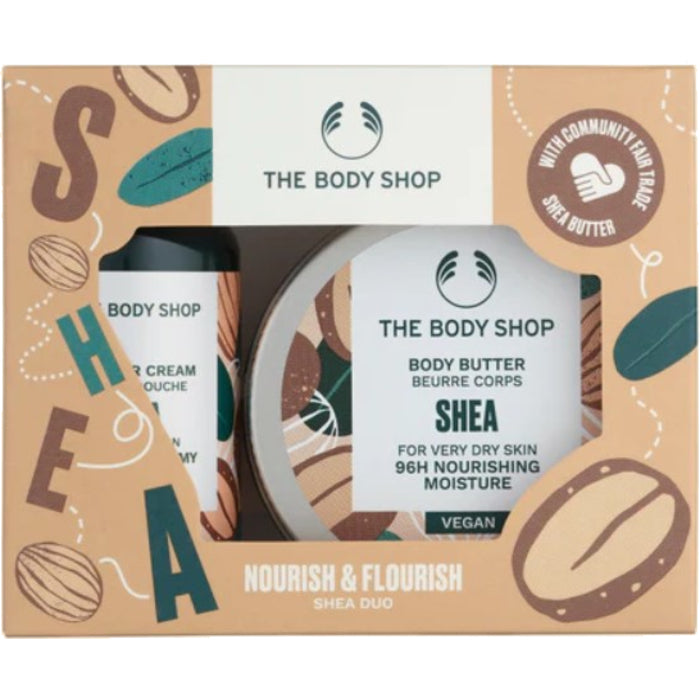 „The Body Shop Shea Duo Set“ – kūno priežiūros dovanų rinkinys sausai odai