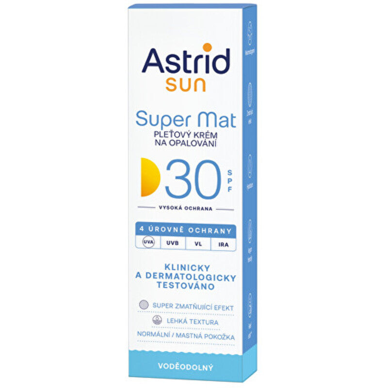 Astrid Super Mat SPF 30 – Apsauga nuo saulės