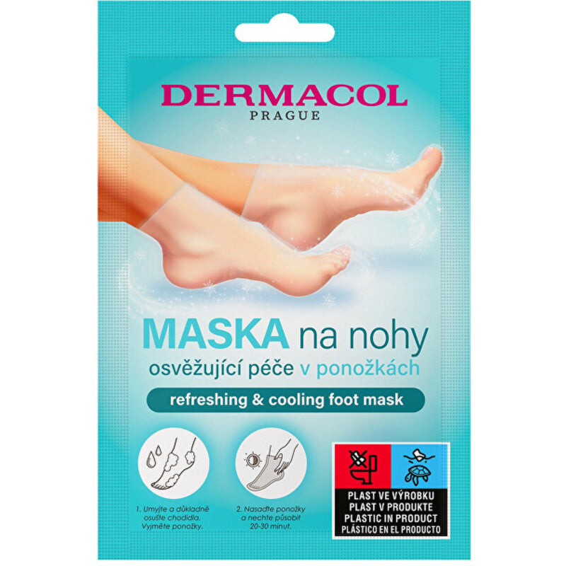 Dermacol Foot Mask - Refreshing foot mask in socks
