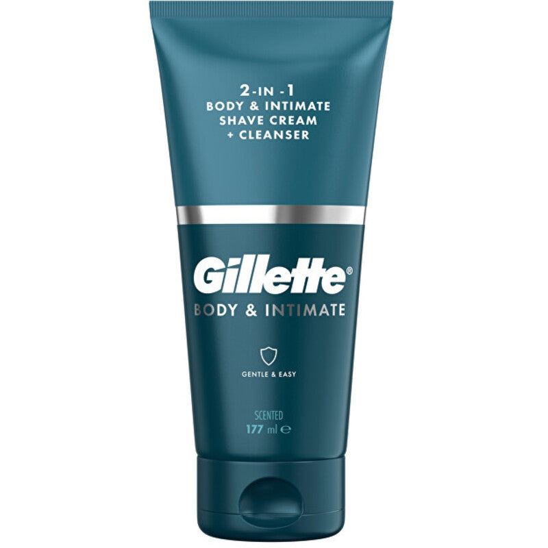 Gillette Body & Intimate Body & Intimate Shave Cream + Cleanser - 2-in-1 shaving cream and cleanser 177ml