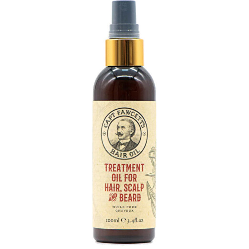 Captain Fawcett plaukų, galvos odos ir barzdos aliejus – maitinamasis aliejus plaukams, galvos odai ir barzdai