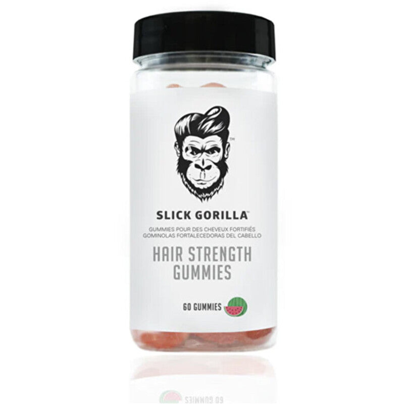Slick Gorilla Vitamin Bears plaukams stiprinti - Maisto papildas 60 vnt.