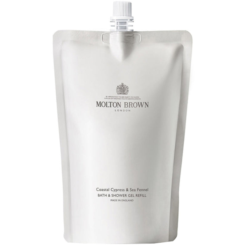 Molton Brown Coastal Cypress & Sea Fennel vonios ir dušo želė papildymas – dušo želė papildymas
