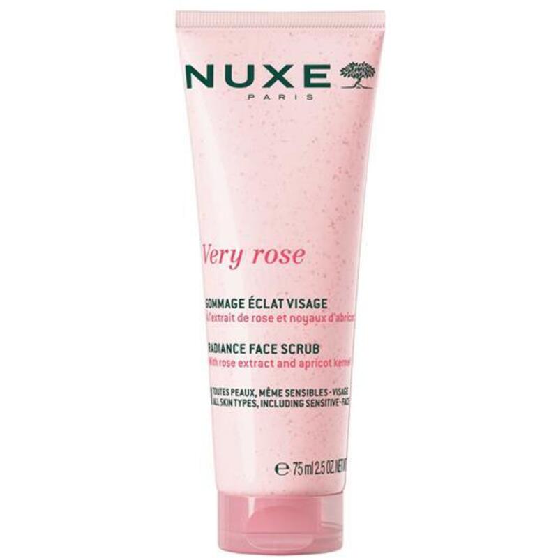Nuxe „Very Rose Radiance“ veido šveitiklis – skaistinamasis veido šveitiklis