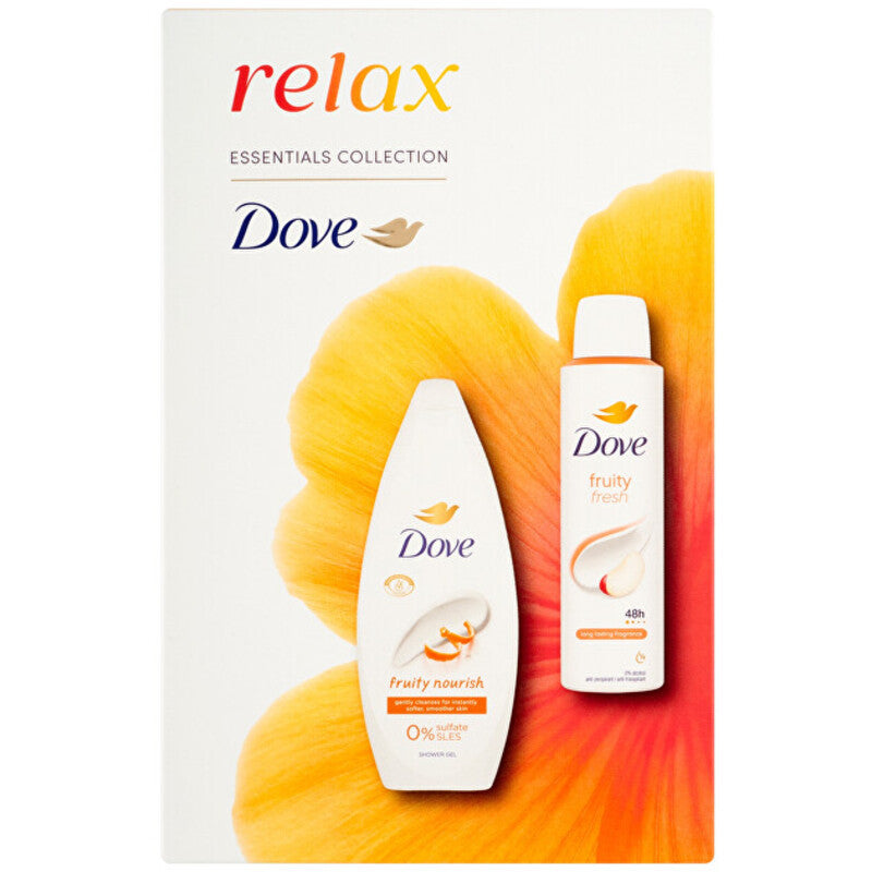„Dove Relax Bodx Care Set“ – kūno priežiūros dovanų rinkinys