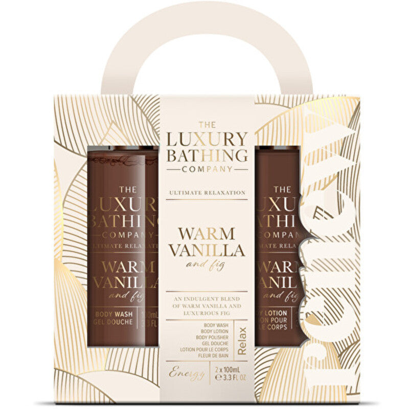 „Luxury Bathing Company“ vonios priežiūros dovanų rinkinys (šilta vanilė)