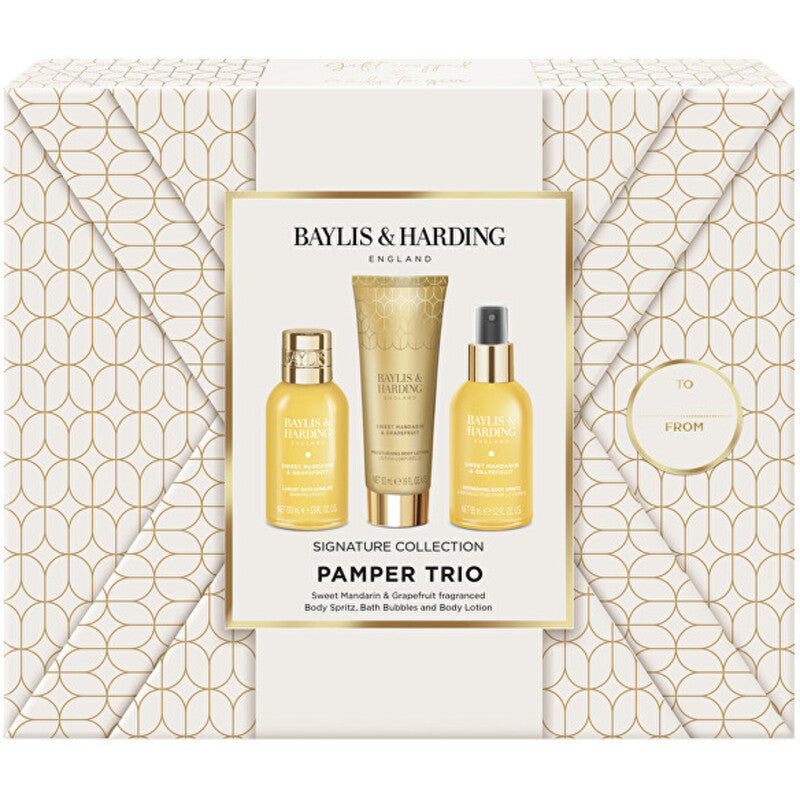 „Baylis & Harding“ mandarinų ir greipfrutų levandų trio – dovanų rinkinys