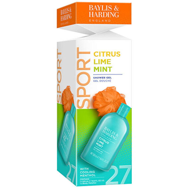 „Baylis & Harding“ vyriškas sportinis dušo rinkinys (citrusinių vaisių, laimo ir mėtų) – dovanų rinkinys
