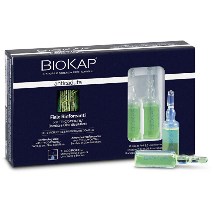Biokap Ampulės nuo plaukų slinkimo Forte 12x7 ml