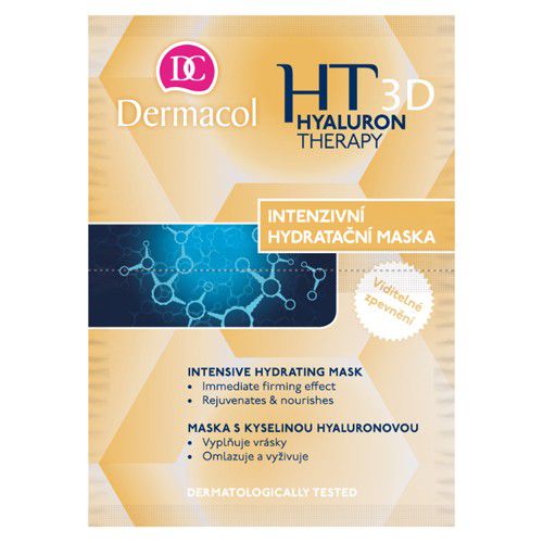 Dermacol HT 3D Intensyviai drėkinanti kaukė (2 vnt.) - Intensyviai drėkinanti ir atkuriamoji kaukė